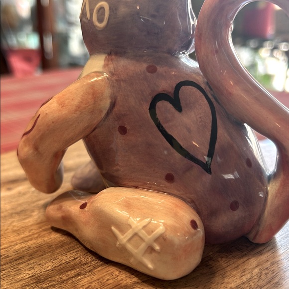 Vintage 2003 XO (Hugs and Kisses) FANCY Ceramic Kitty Cat Figurine Amy Lacombe - Picture 7 of 12